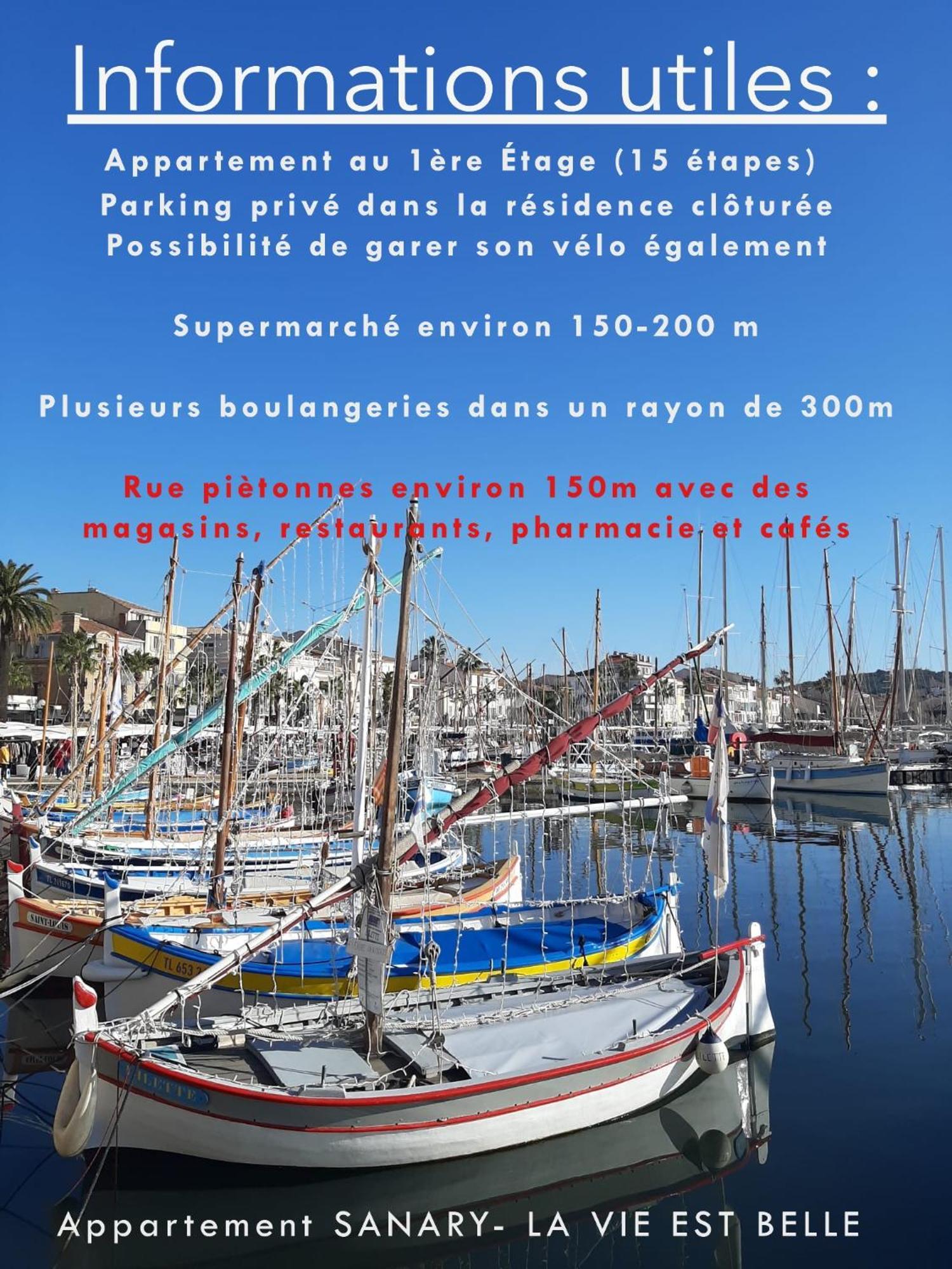 Sanary- La Vie Est Belle- Centre Ville 2 Minutes A Pied- Plage 5 Minutes 외부 사진